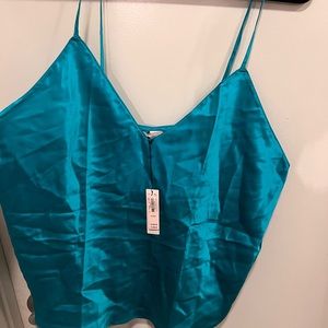 Victoria’s Secret Silk Cami in Teal